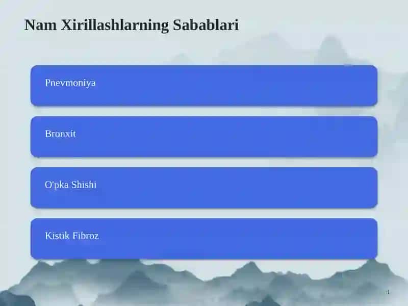 Bolalardagi Nafas Olish Muammolari: Xirillashlar va Plevra Shovqinlari 4
