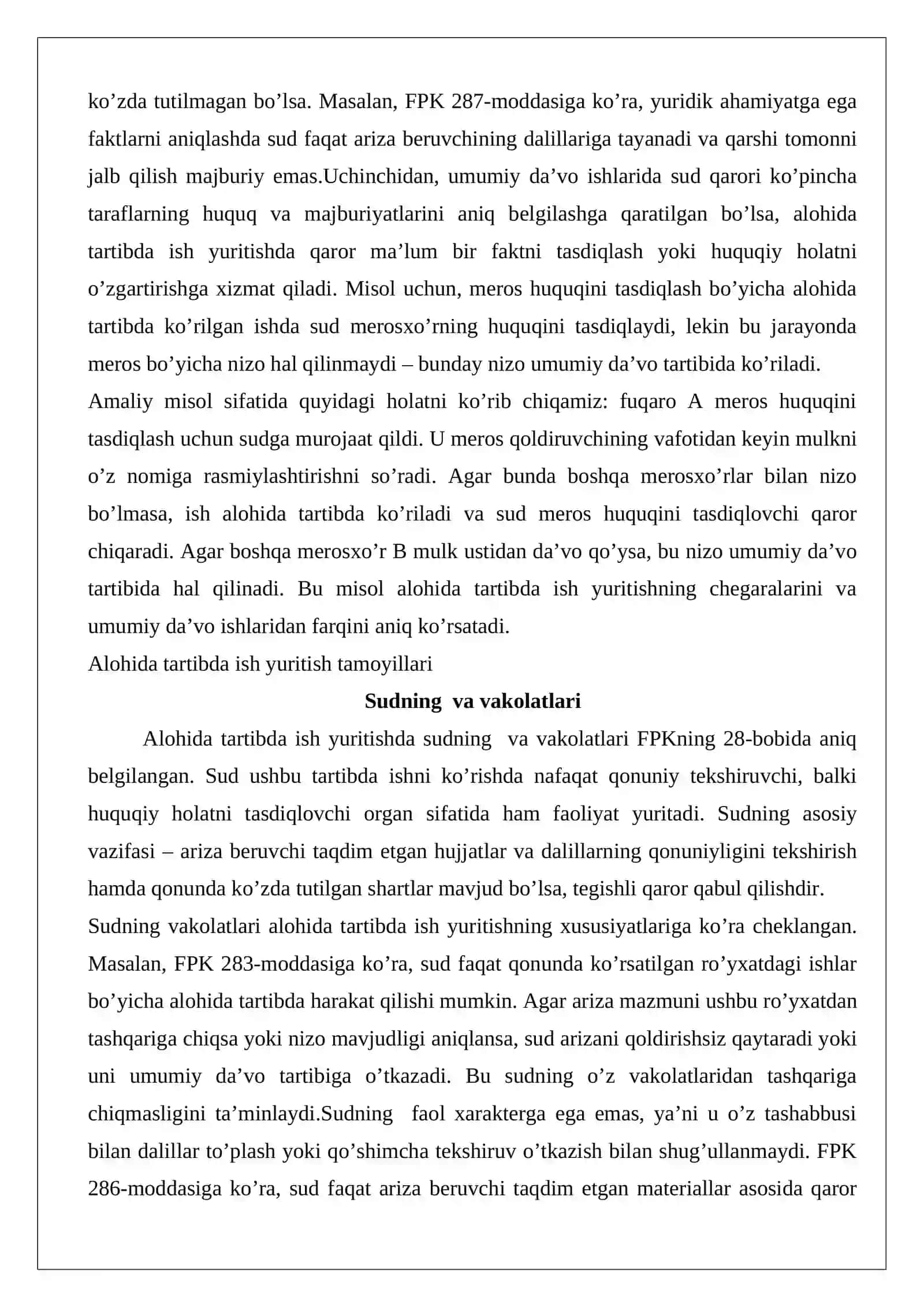 Alohida tartibda ish yuritish va uning turlari 4