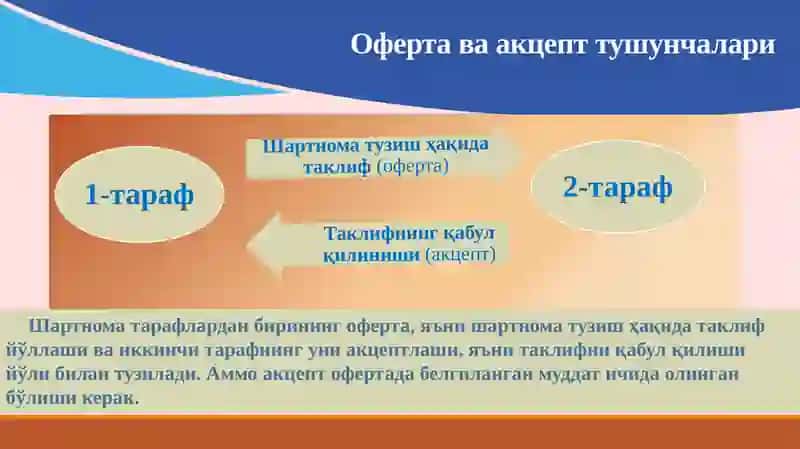 Шартномалар таъснифи 4