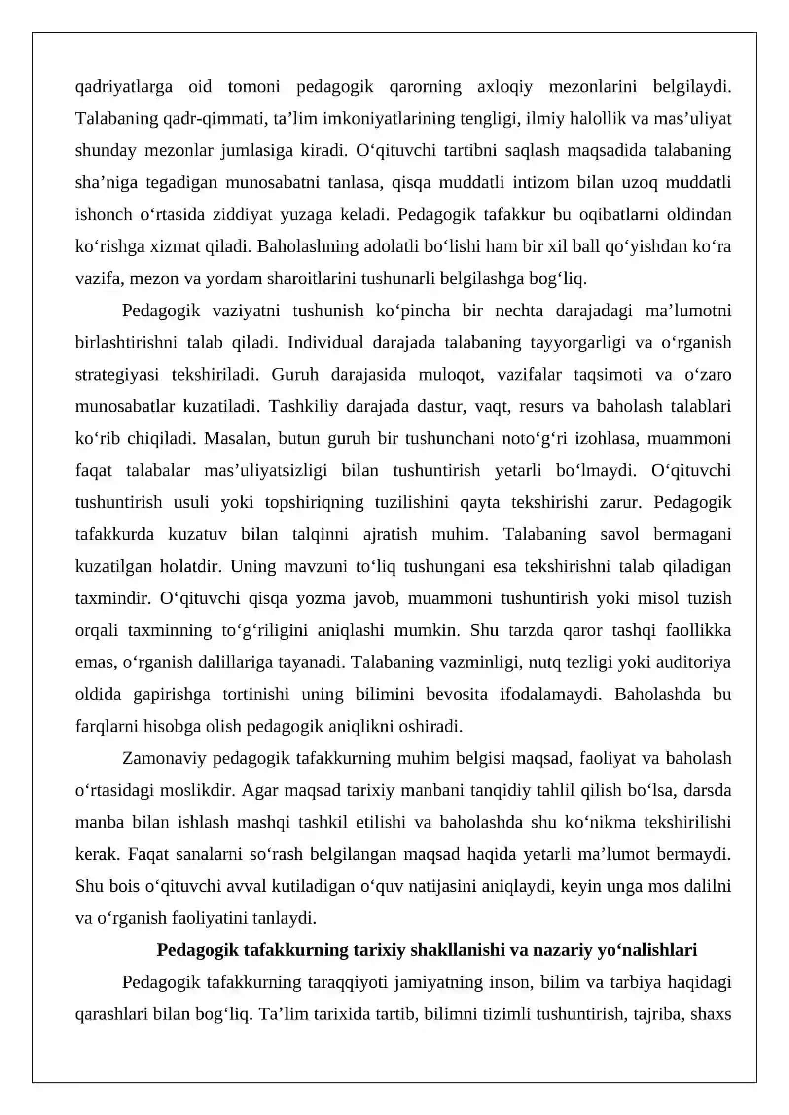 Zamonaviy pedagogik tafakkur va uning rivojlanish tendensiyalari 4