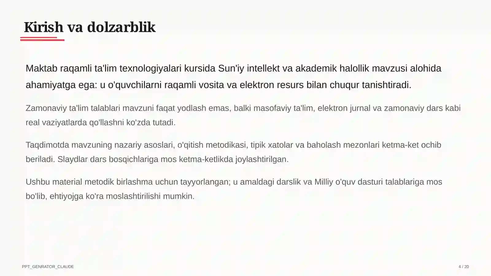 Sun'iy intellekt va akademik halollik 4