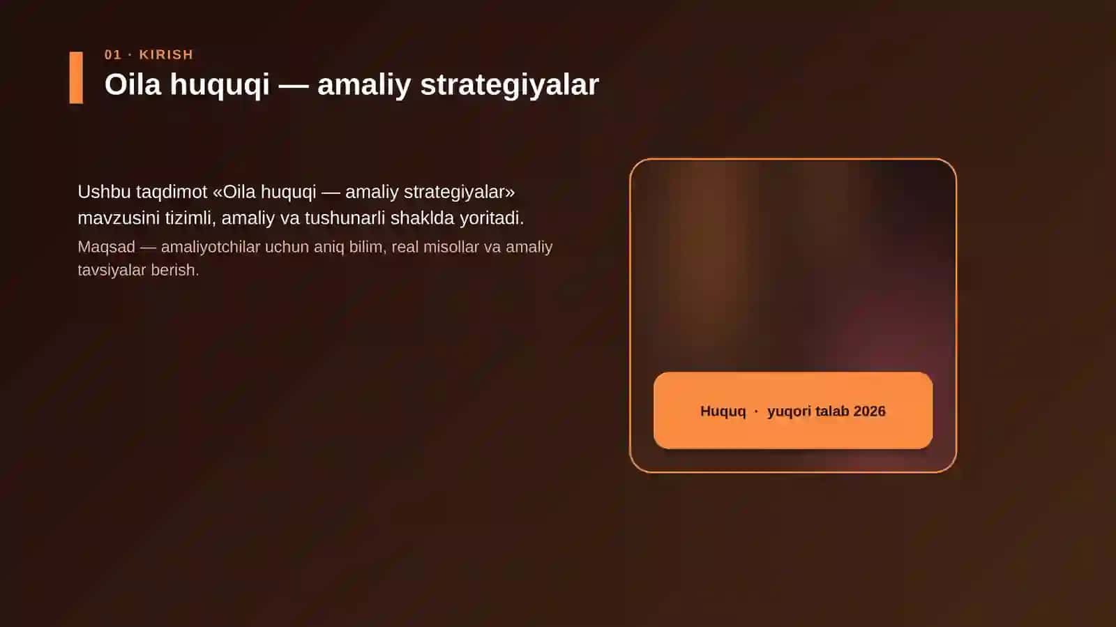 Oilaviy huquq - amaliy strategiyalar 4