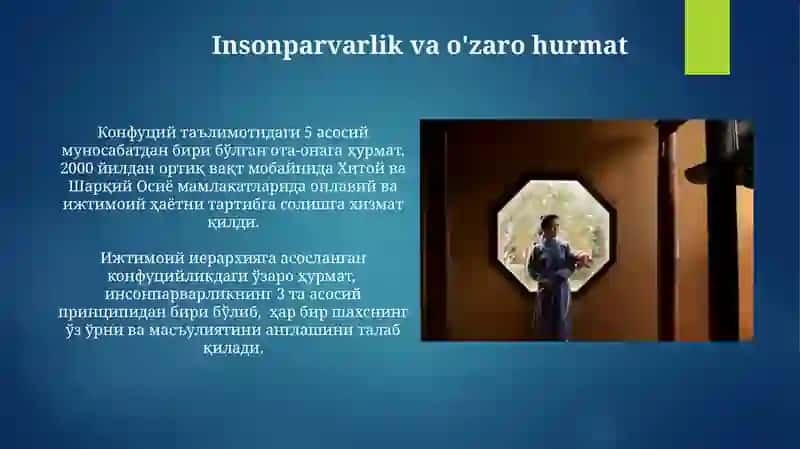 Konfutsiy ta'limoti 4