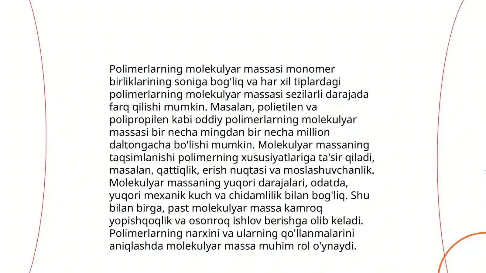 Polimerlarning polidesperslikini aniqlash 4
