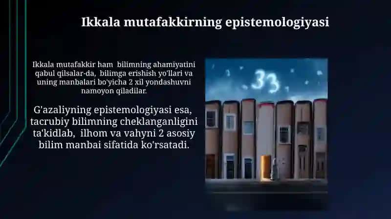 Abu Nasr Farobiy va G'azzoliyning falsafa ilmiga oid qarashlarini qiyosiytahliletish 4