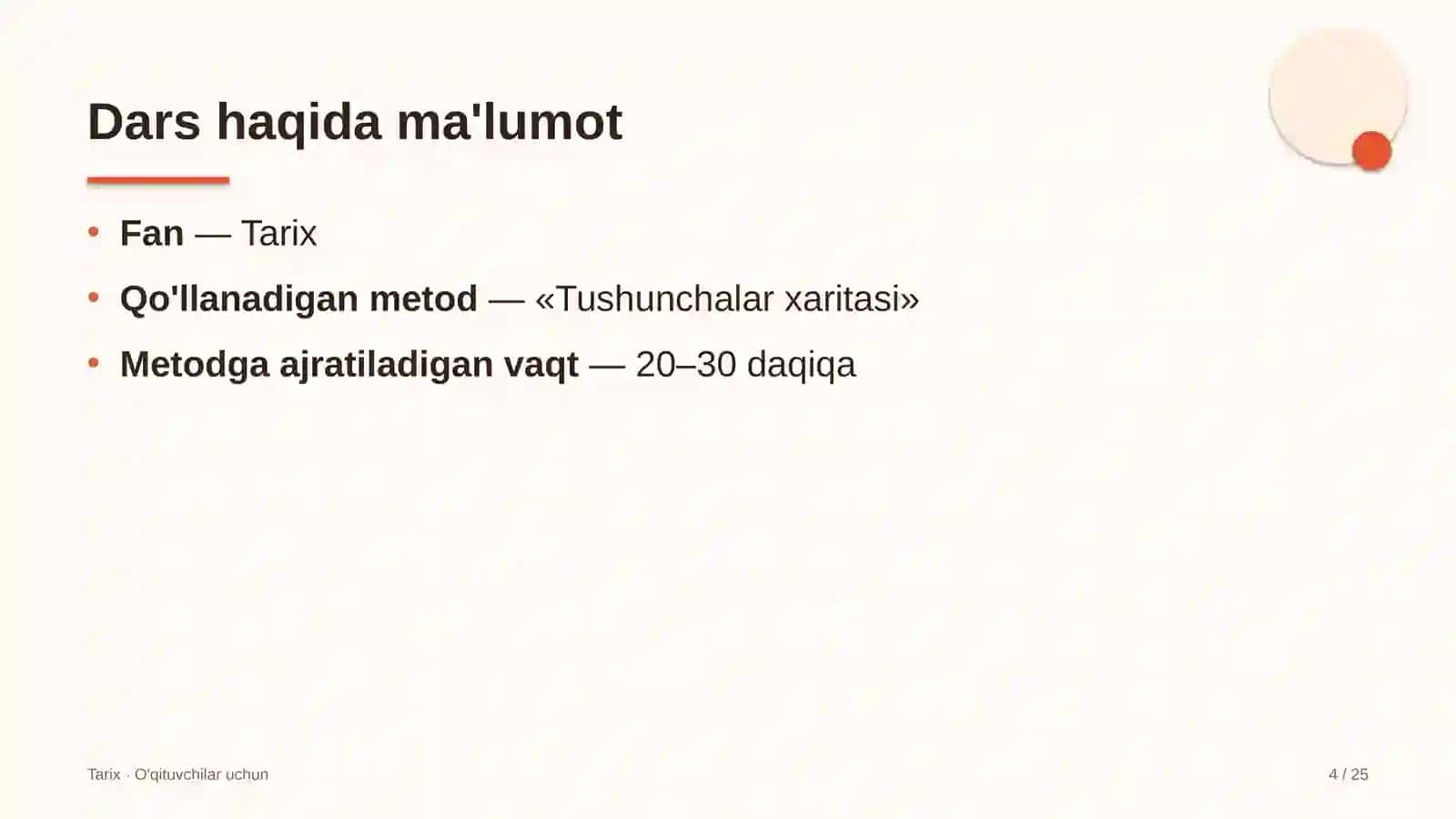 tarix darslarida tushunchalar xaritasi metodidan foydalanish 2991 4