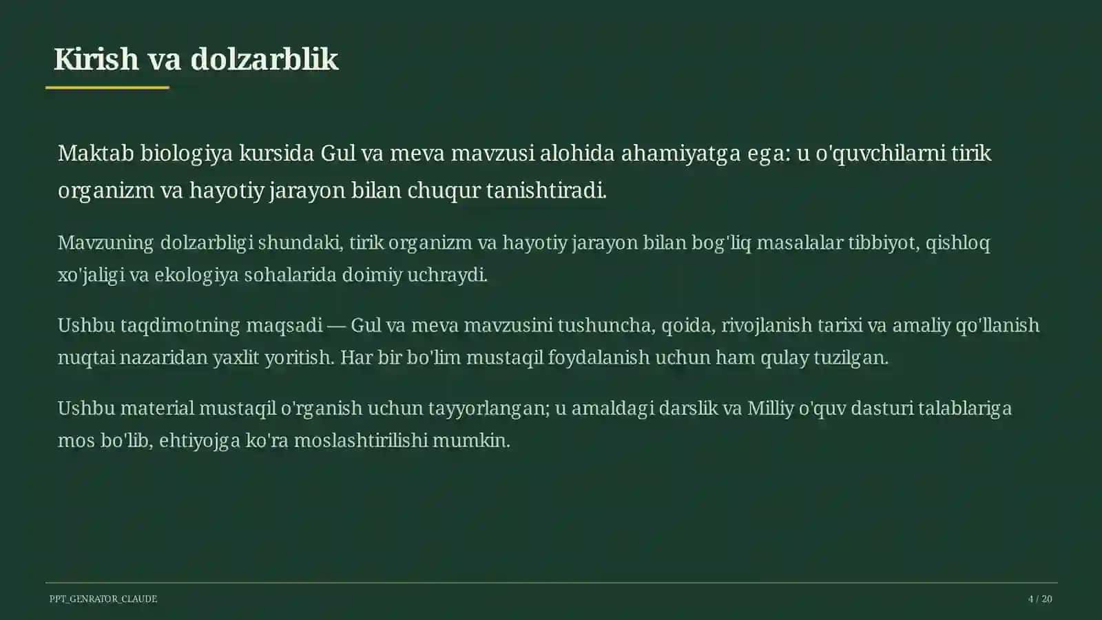 Gul va meva (5-sinf) 4