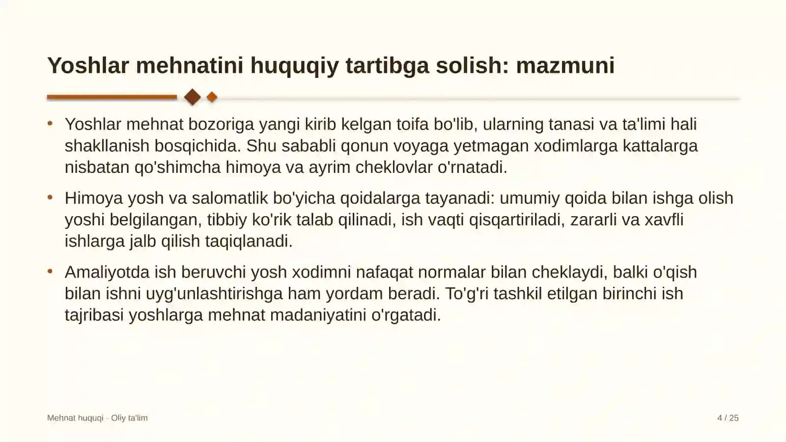 sintetik yoqilg'i ishlab chiqarishda yoshlar mehnatini huquqiy tartibga solish 3846 4