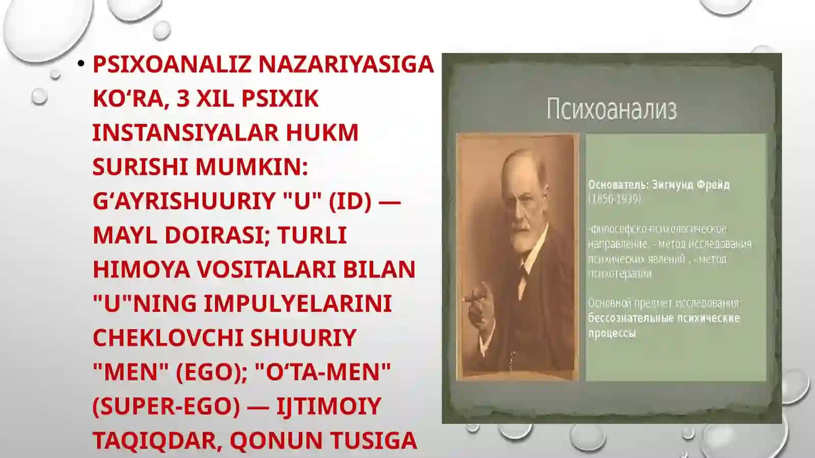 Klassik psixonaliz . Psixodinamika 4