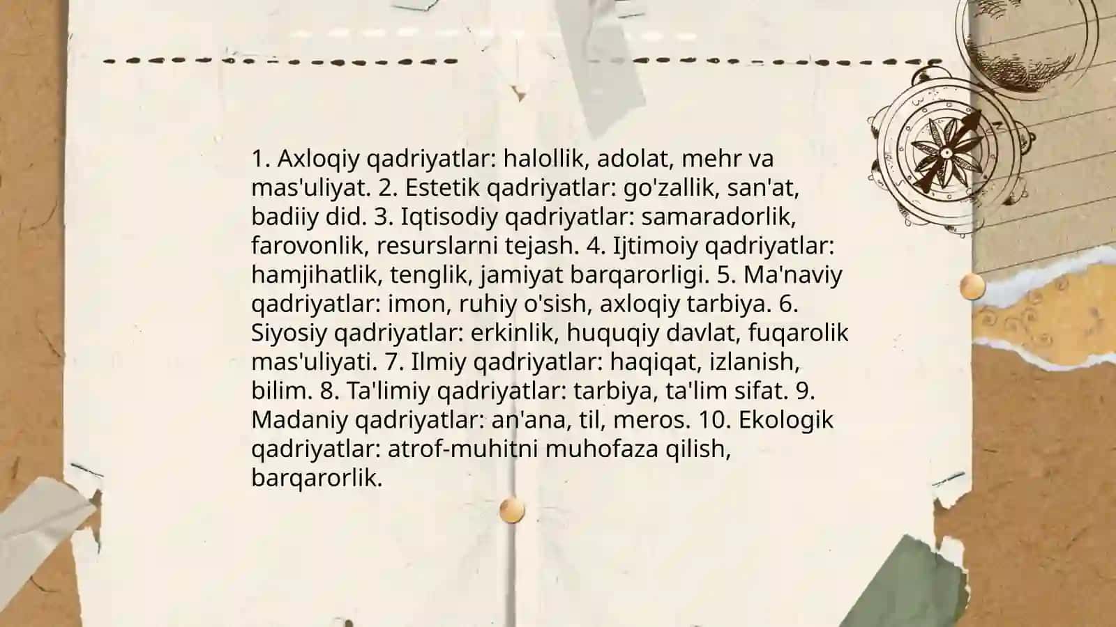 Qadriyat tushunchasi haqida 4