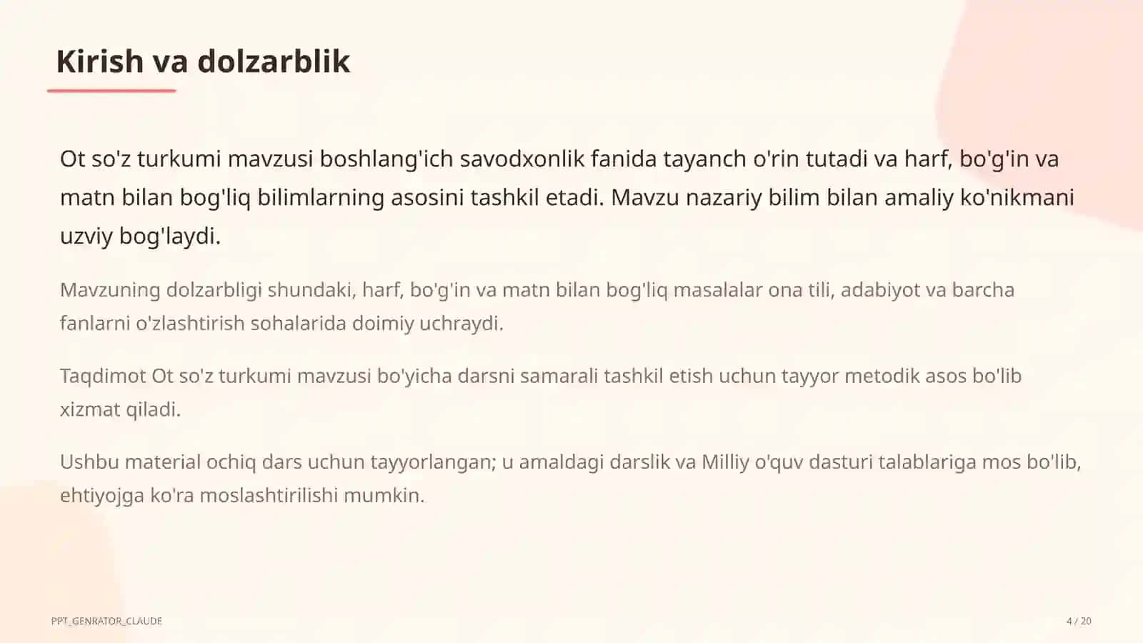 Ot so'z turkumi (3-sinf) 4