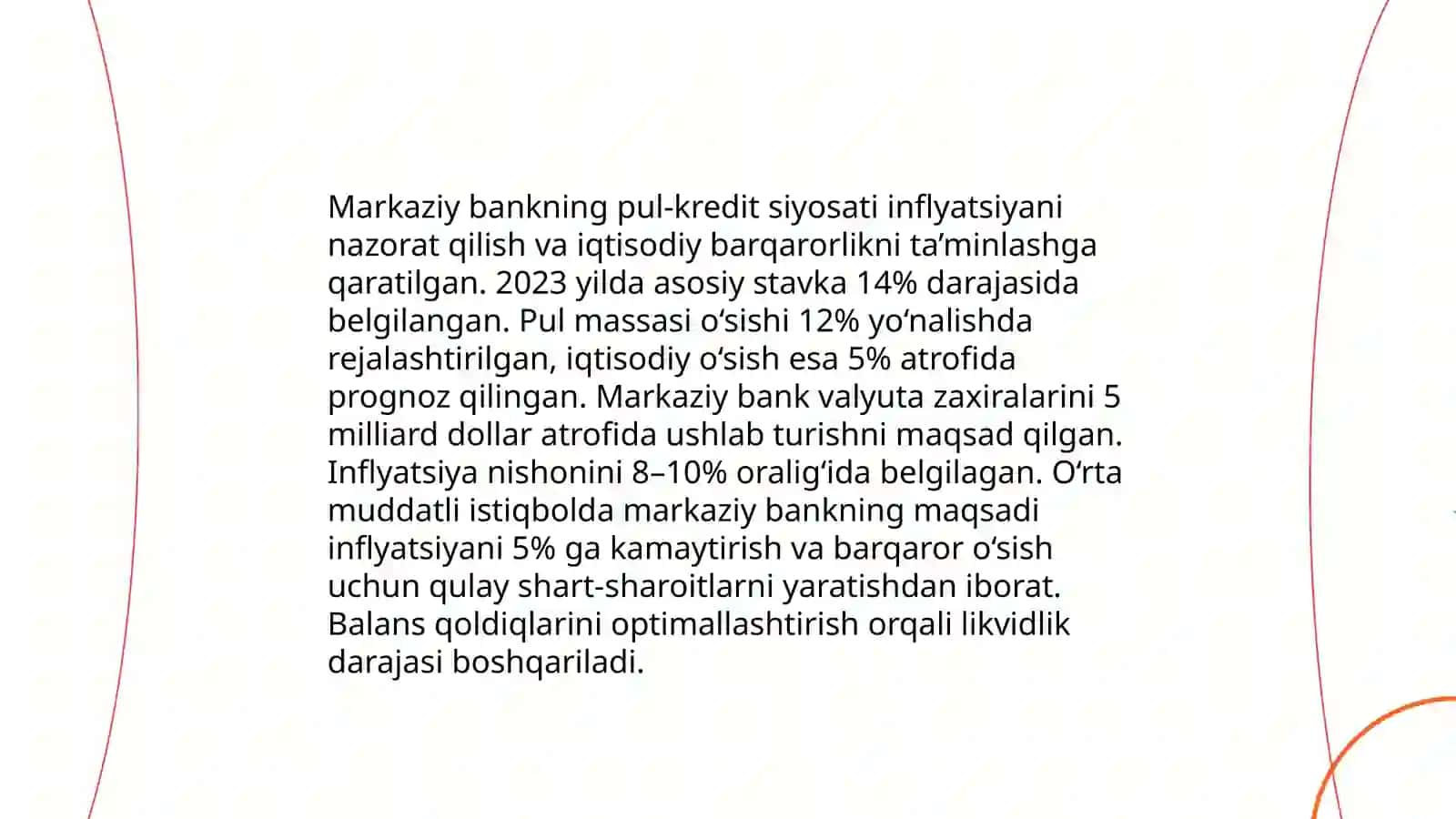 O'zbekistonda inflyatsiyaga qarshi siyosat 4