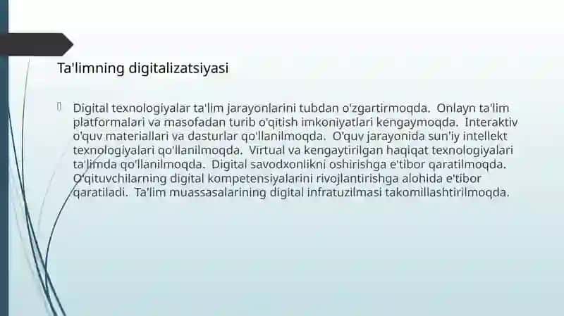 XXI asr jahon ta'lim tizimi 4