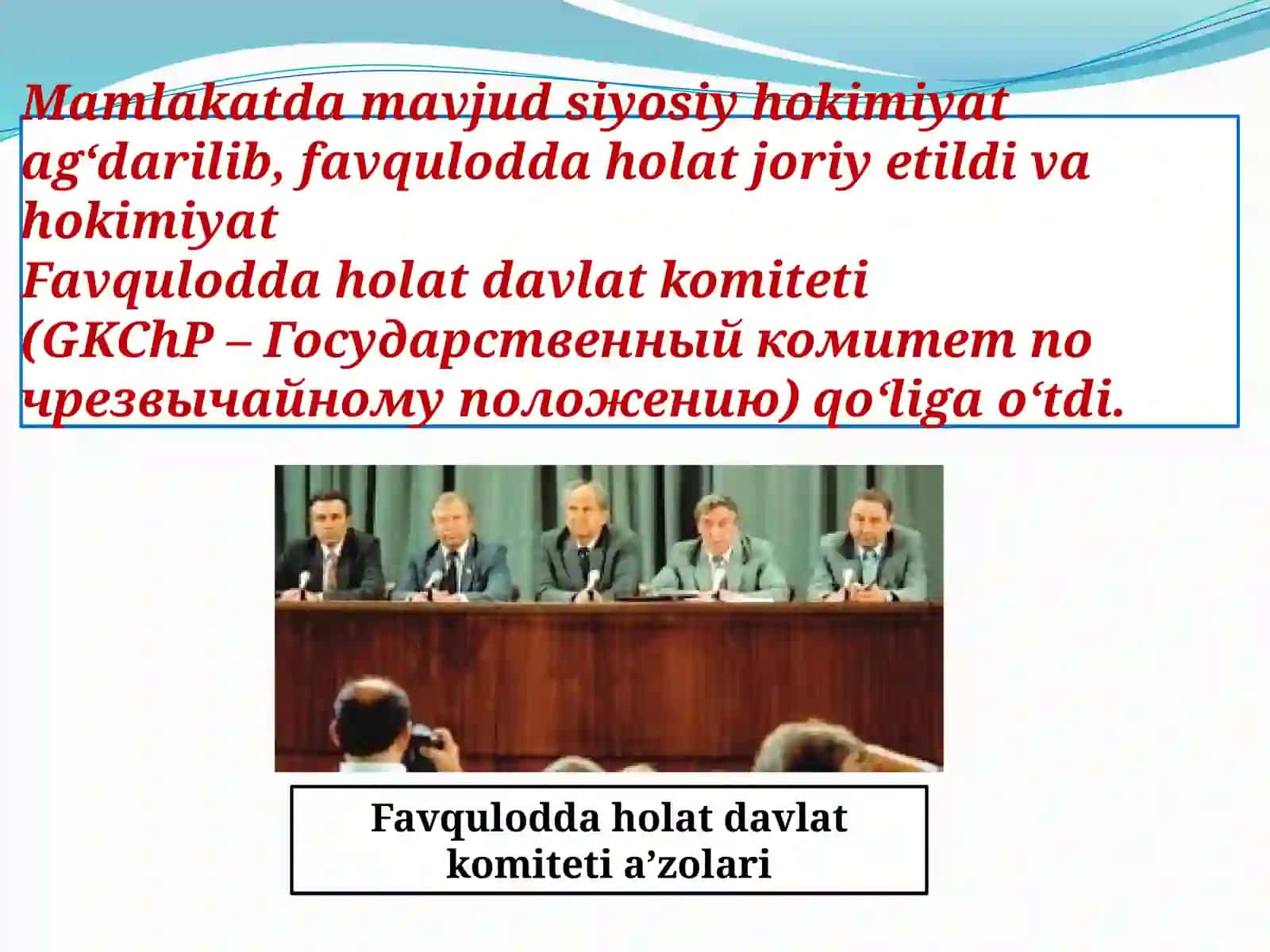 MUSTAQILLIK-ME’YORIY-HUQUQIY ASOSLARINING YARATILISHI 4
