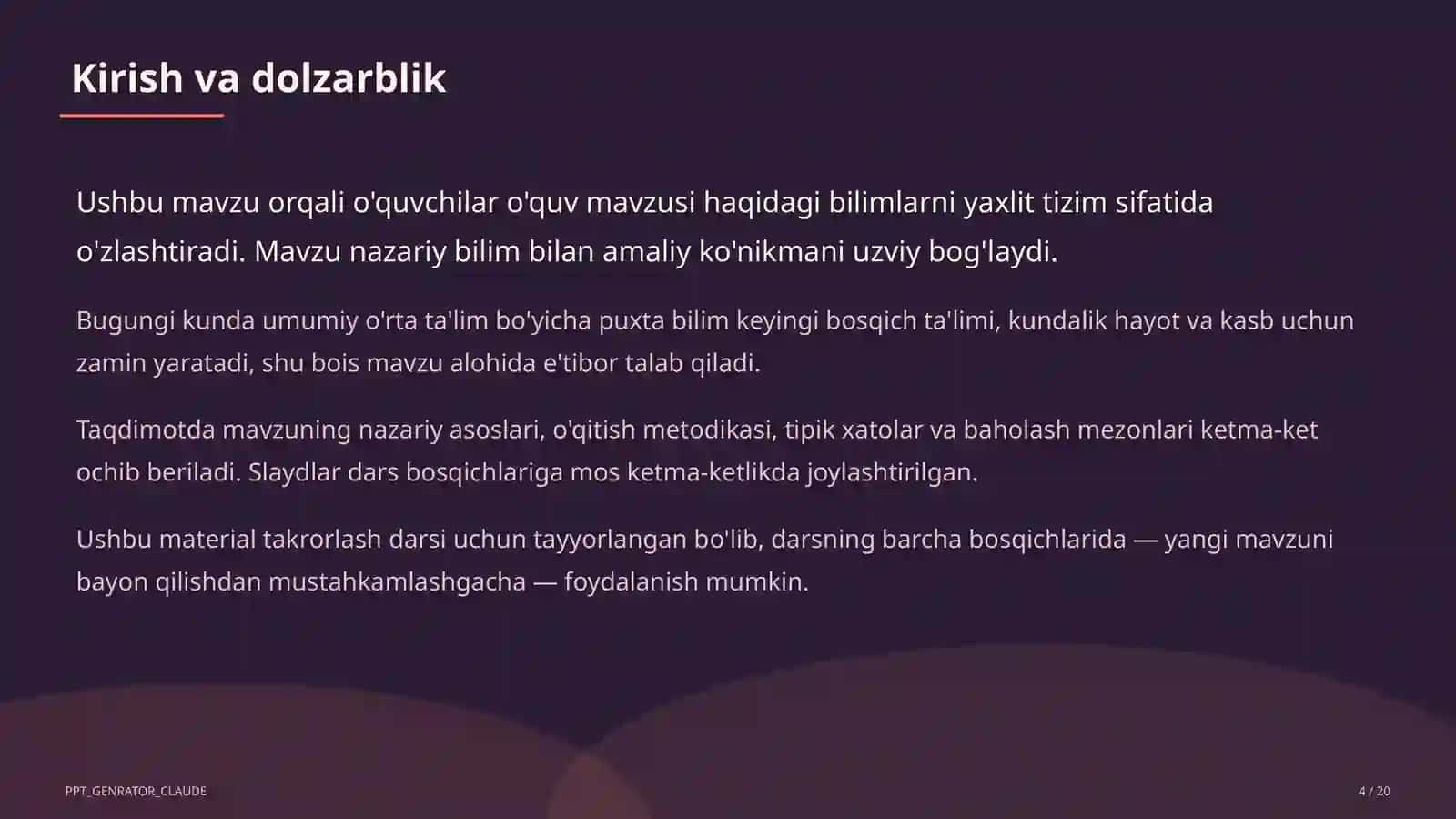 Loyihaga asoslangan ta'lim (PBL): boshlang'ich va yuqori sinflar uchun namunalar 4