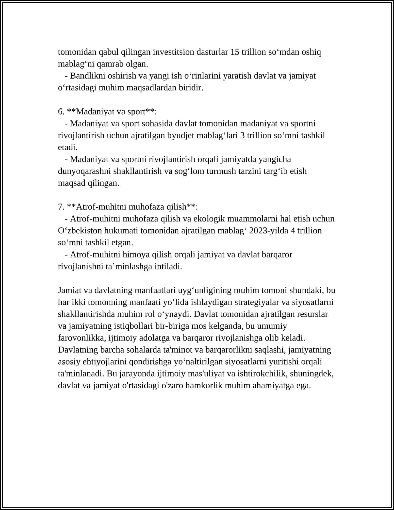 JAMIYAT VA DAVLAT MANFAATLARINING USTUVORLIGI 4