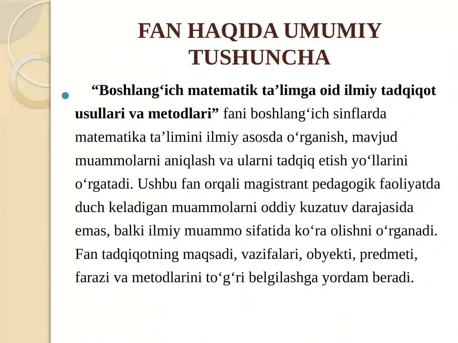 Boshlang‘ich matematik ta’limga oid ilmiy tadqiqot usullari va metodlari 4