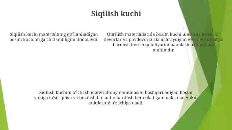 Qurulish Materiallarining Mexanik Xossalari 4