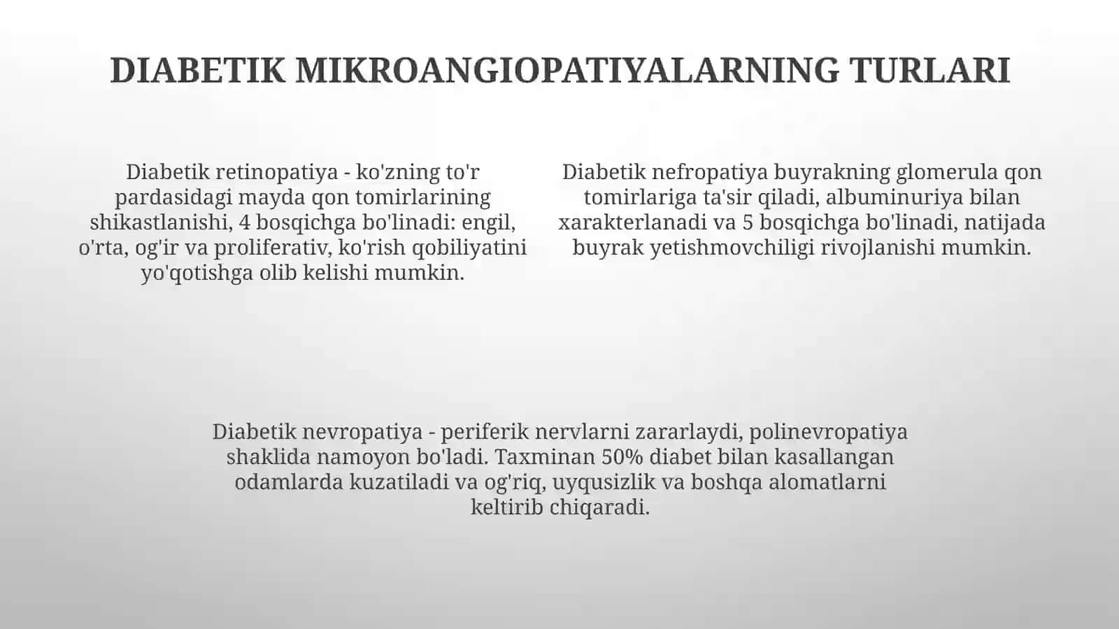 Diabetik mikroangiopatiyalar 4