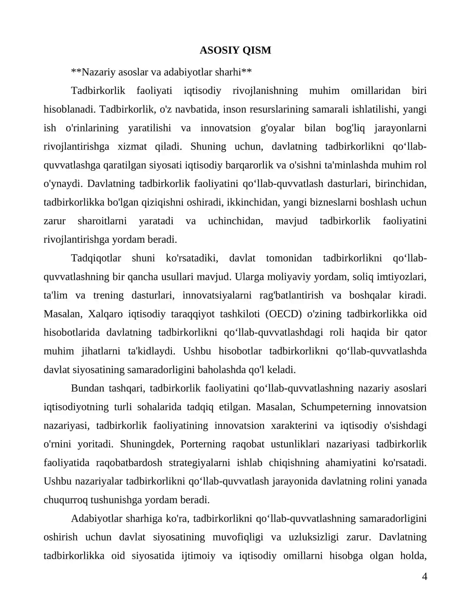 Tadbirkorlik faoliyatini davlat tomonidan qo‘llab-quvvatlashning yangi usullari 4