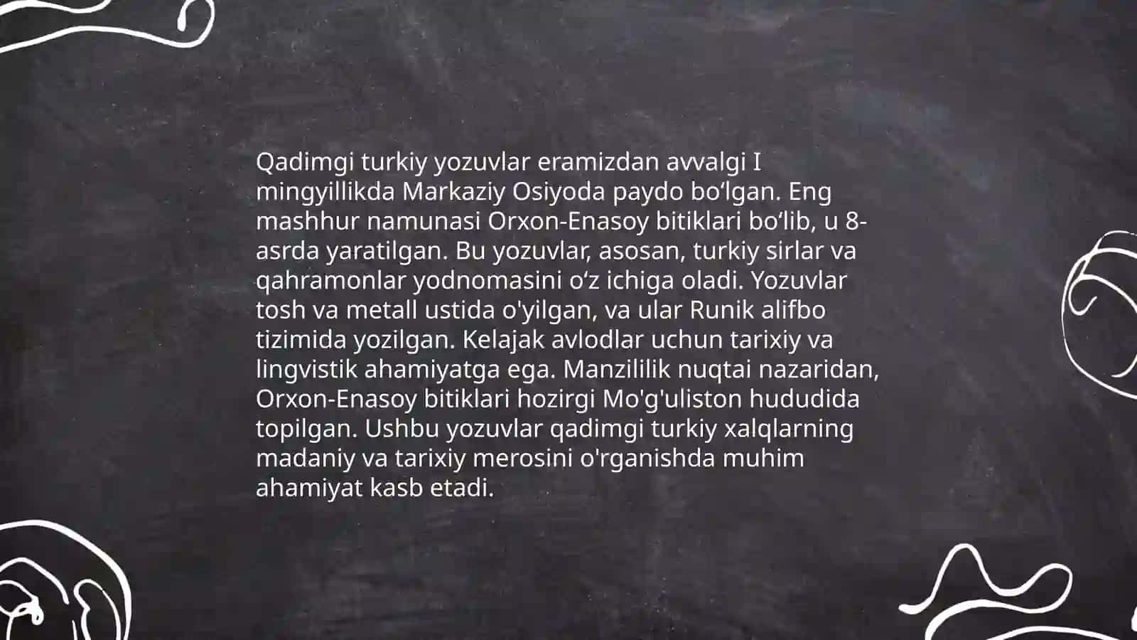 O'zbek yozuvlari tarixi 4