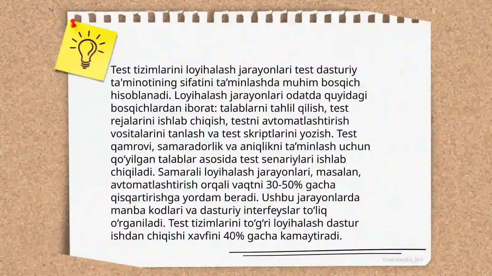 TEST TEXNOLOGIYALARI BO'YICHA MATERALLAR TAYYORLASH 4