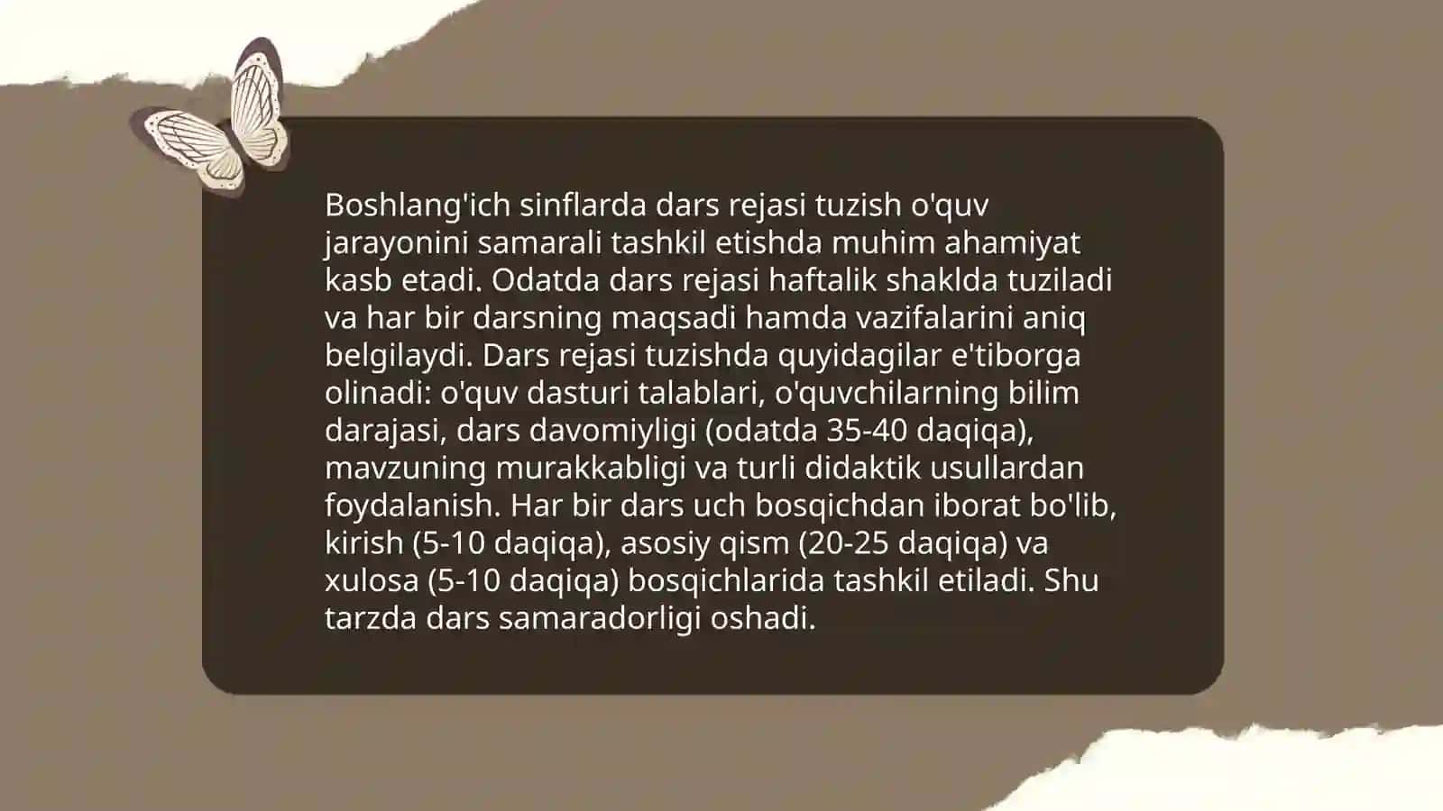 BOSHLANG'ICH SINFLARDA TA'LIM METODLARI VA VOSITALARI 4
