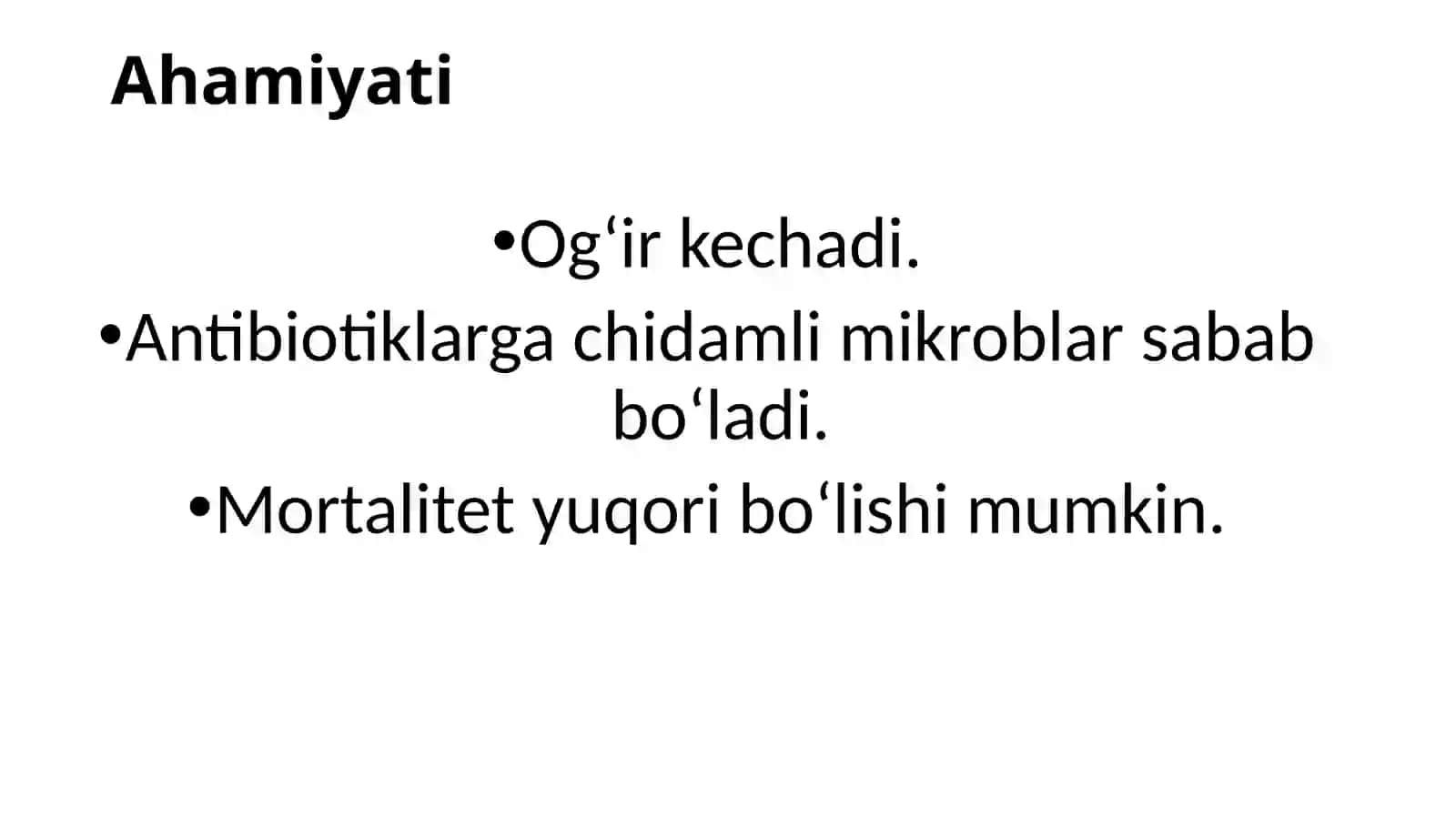 Bolalarda gospital (kasalxona ichi) va atipik zotiljamlar. 4