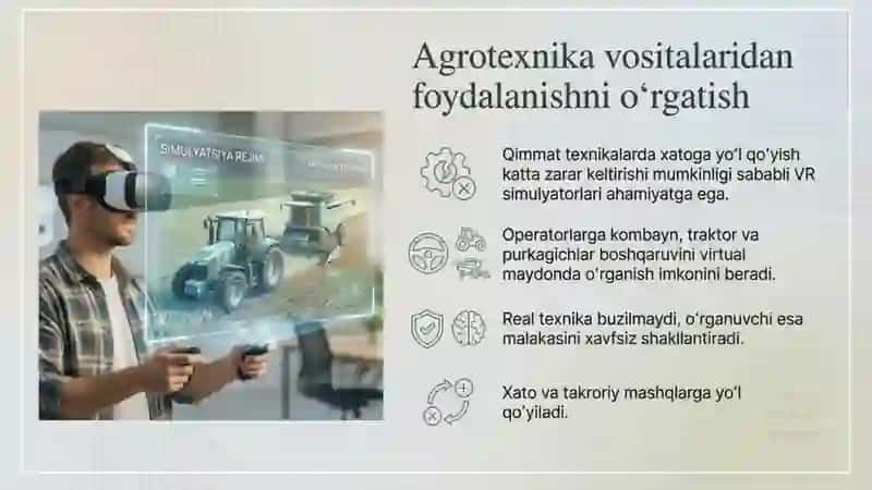 qishloq xoʻjaligi sohasida virtual reallikdan foydalanish 4