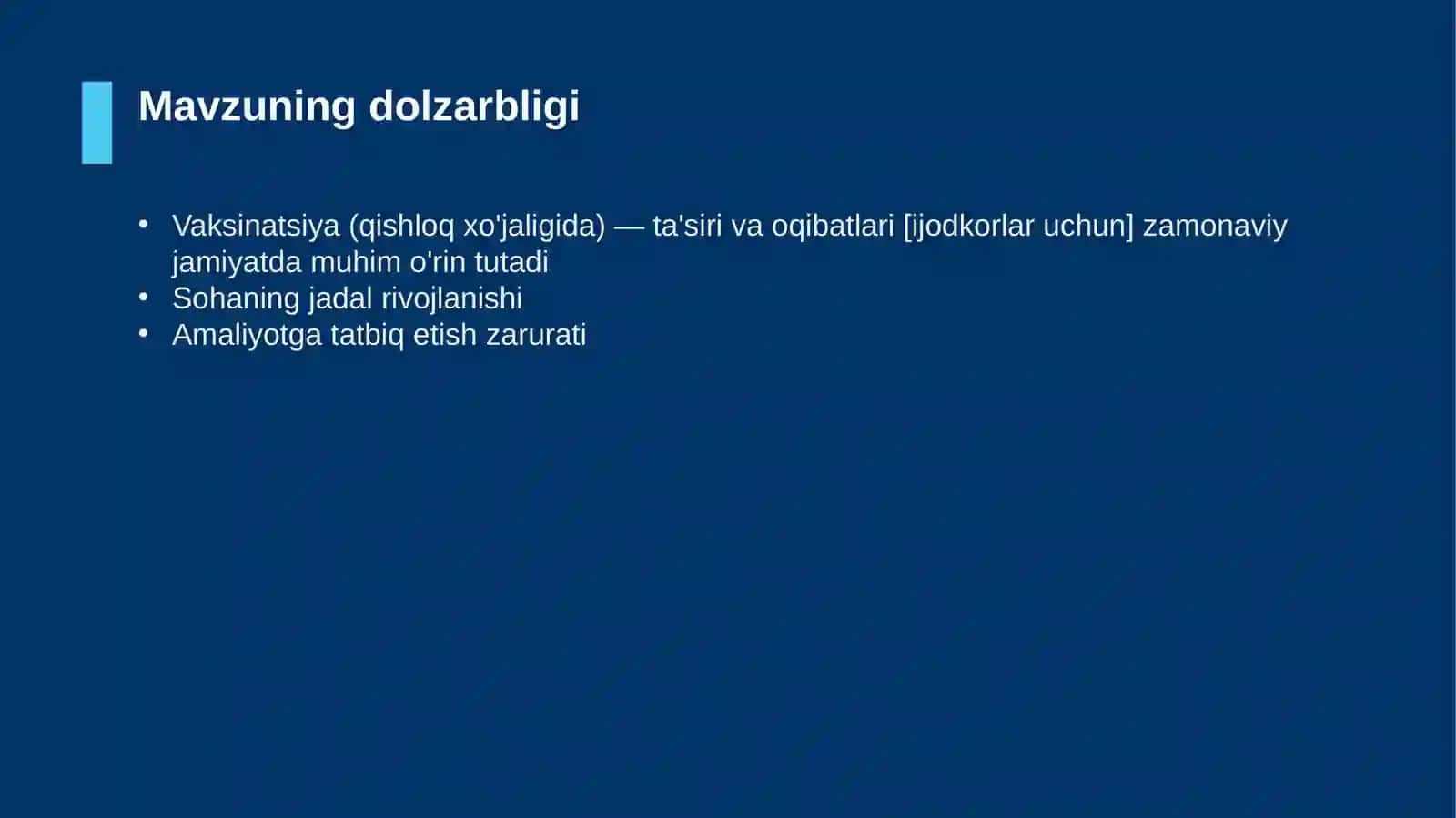 Vaksinatsiya (qishloq xo'jaligida) — ta'siri va oqibatlari [ijodkorlar uchun] 4
