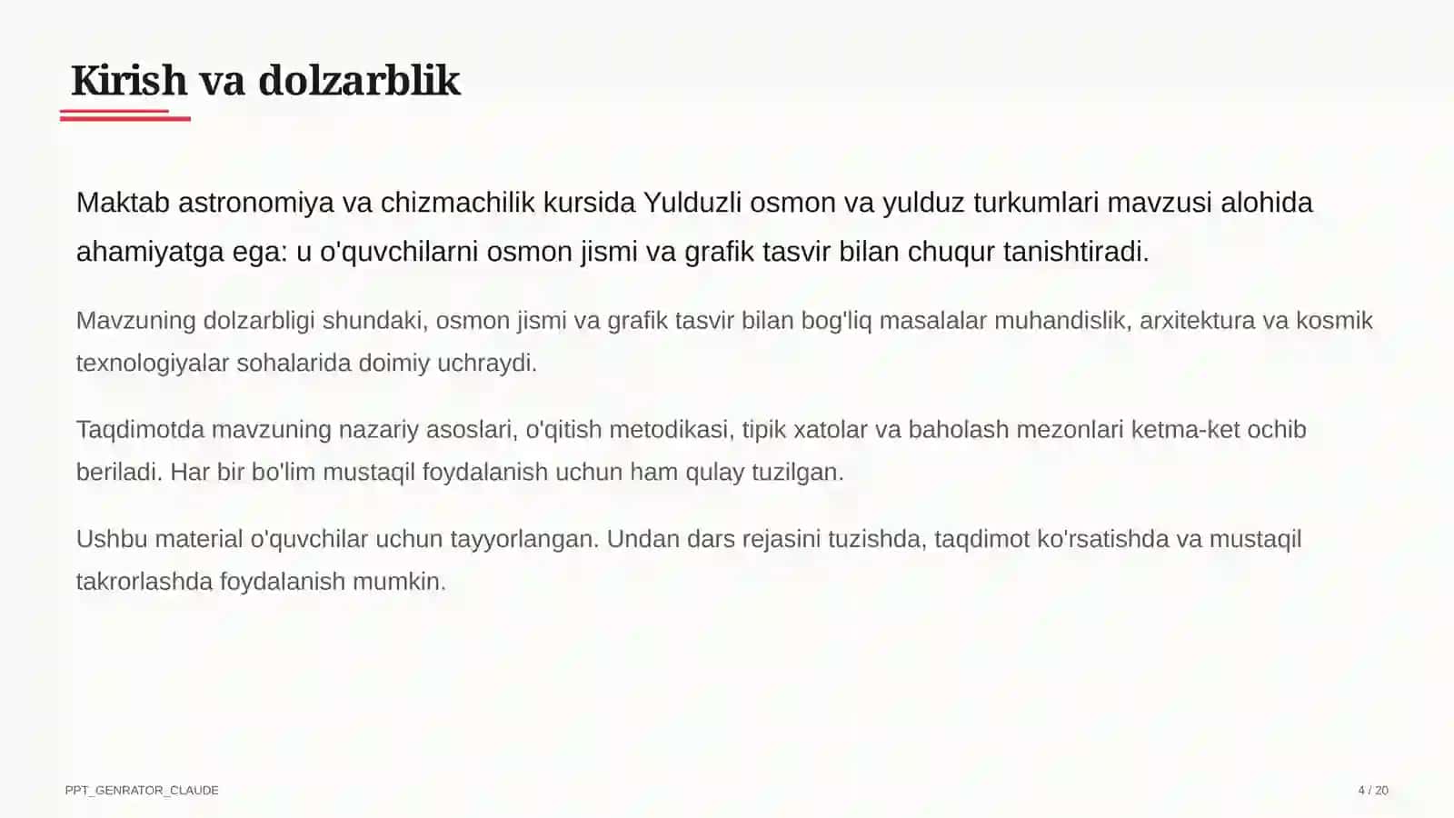 Yulduzli osmon va yulduz turkumlari (8-sinf) 4