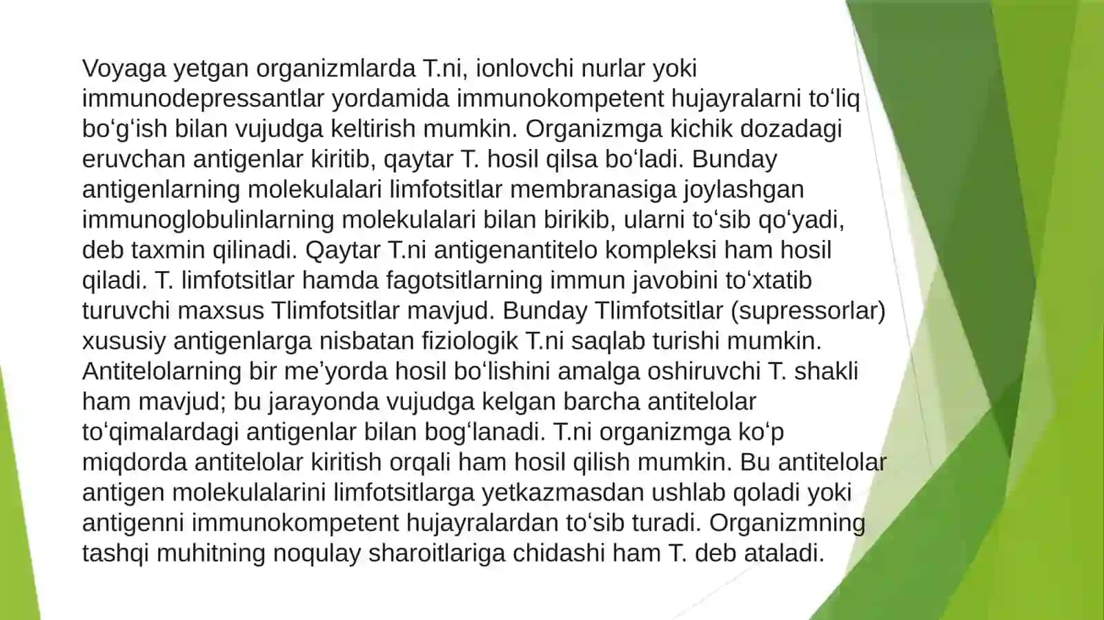 Immunologik tolerantlik haqida ma’lumot 4