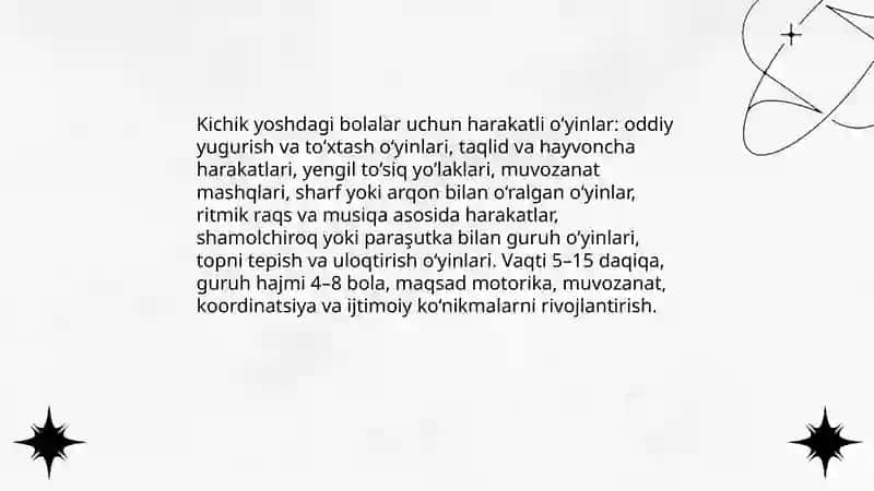 Harakatli O‘yinlar Risolati 4