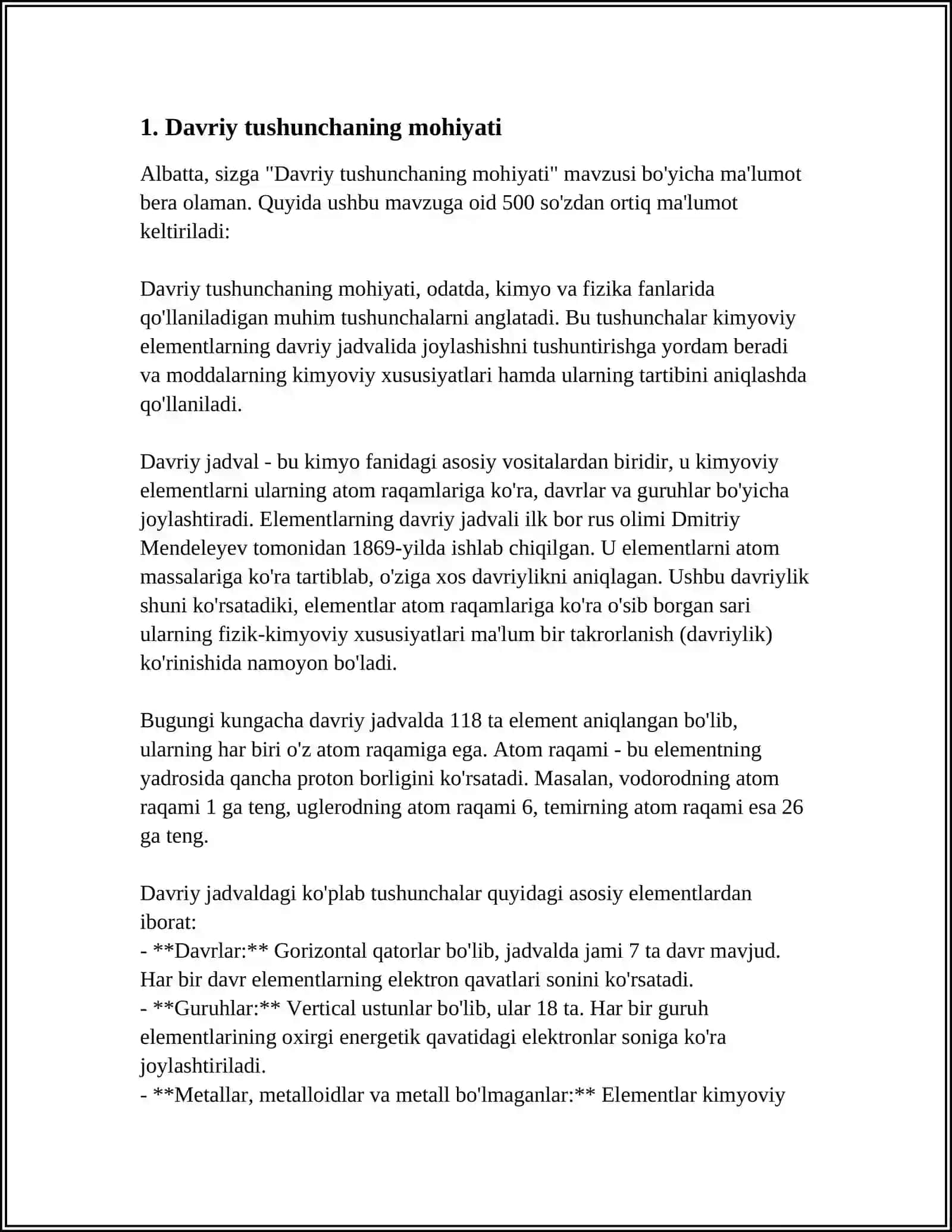 DAVRIYLIK TUSHUNCHASI KESMALARNING DAVRIY TUZILISHI XUSUSIYATLARI CHOʻKINDI HOSIL BOʻLISH SHAROITLARINI ANIQLASH UCHUN QOʻLLASH 4