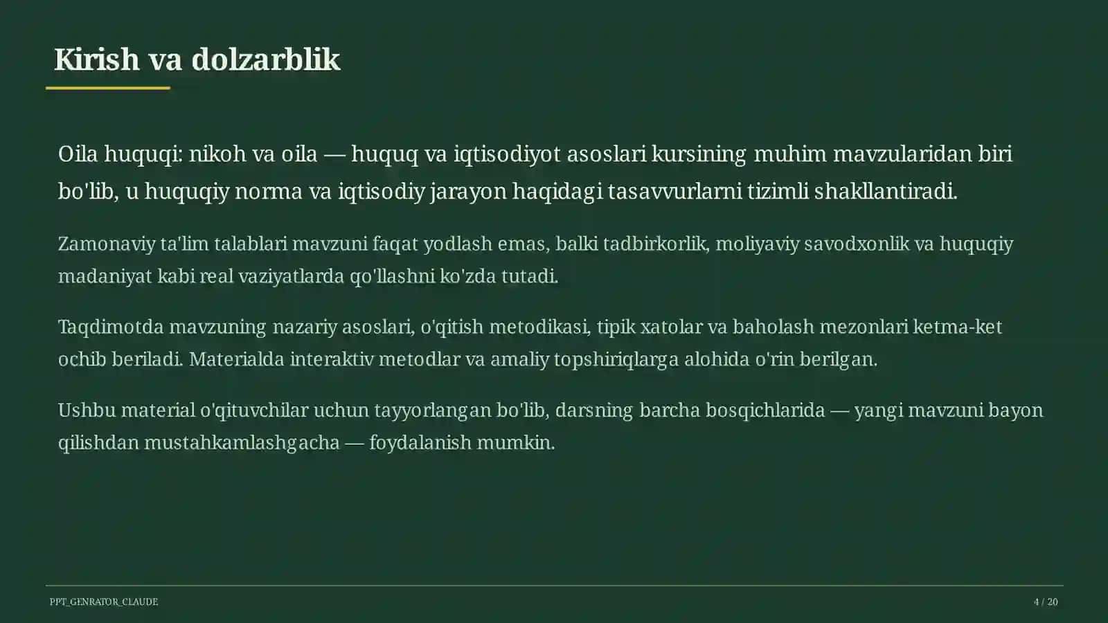 Huquq va iqtisodiyot asoslari (9–11) 4