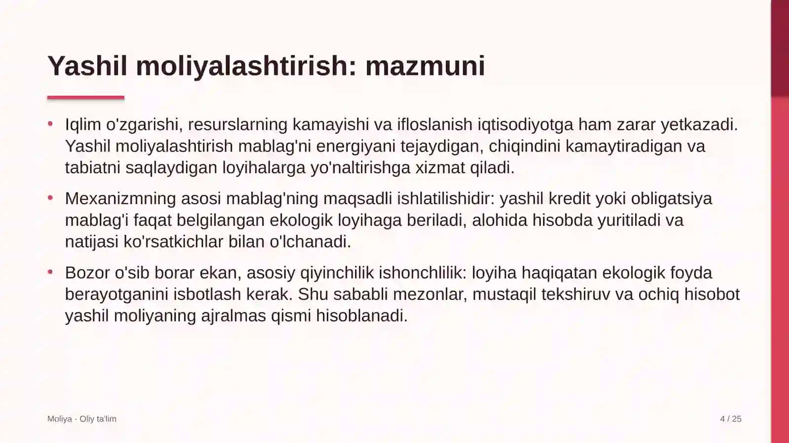 Blokcheyn loyihalarida yashil moliyalashtirish 4