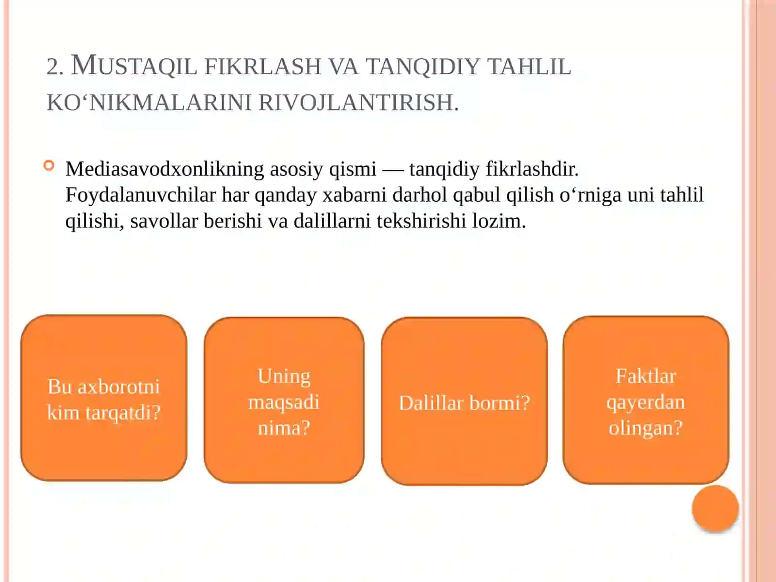 Mediasavodxonlikni qanday oshirish mumkin? 4
