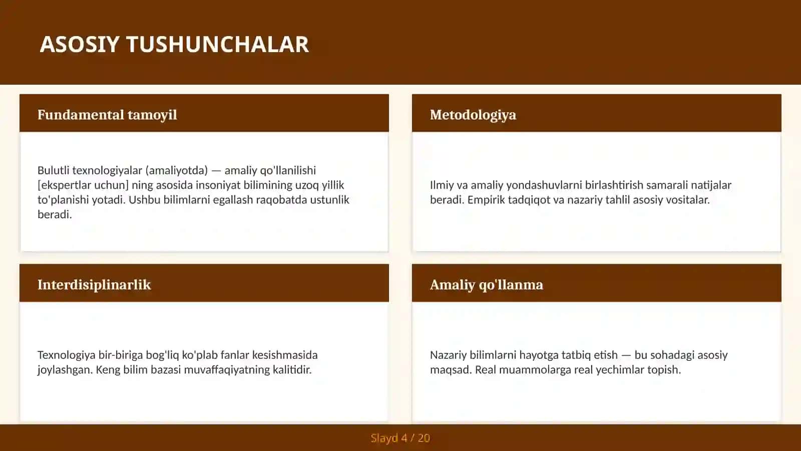 Bulutli texnologiyalar (amaliyotda) — amaliy qo'llanilishi [ekspertlar uchun] 4