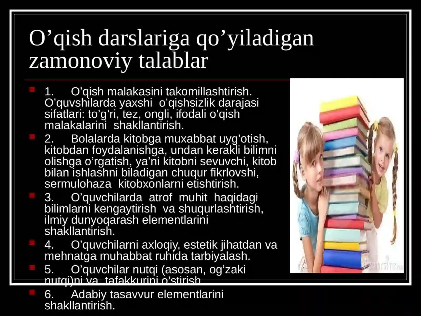 Yozma ishlar tashkiliyasi metodikasi 4