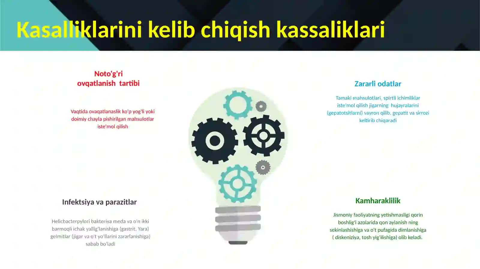 Tibbiyotga kirish koʻnikmasi 4