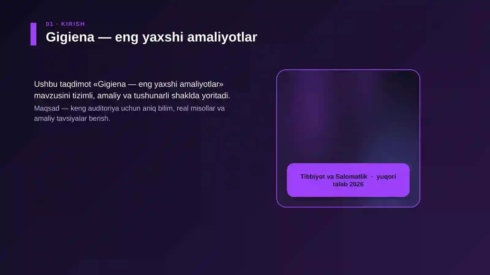 Gigiena — eng yaxshi amaliyotlar 4