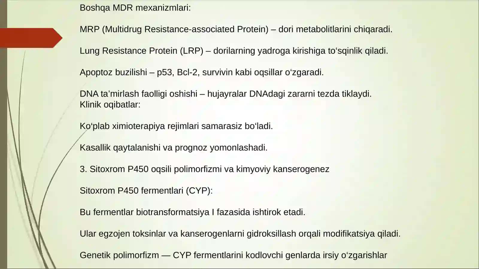 Tamakidagi benz(a)pirenni o'pkada neoplastik jarayonlar rivojlanishidagi ahamiyati 4