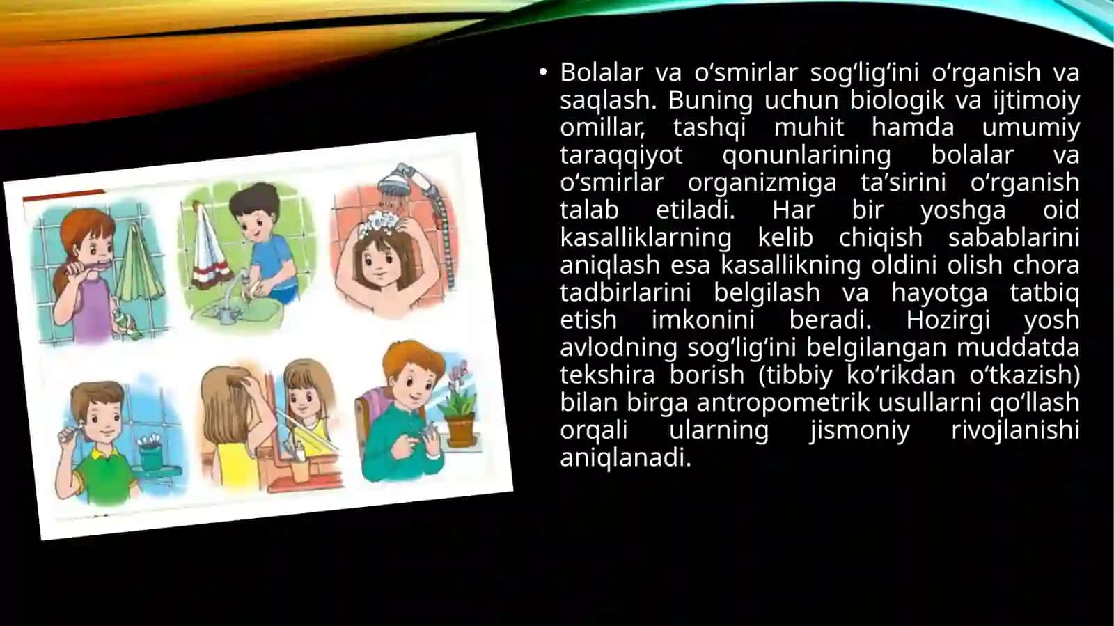 Bolalar va o'smirlarning teri gigienasi 4
