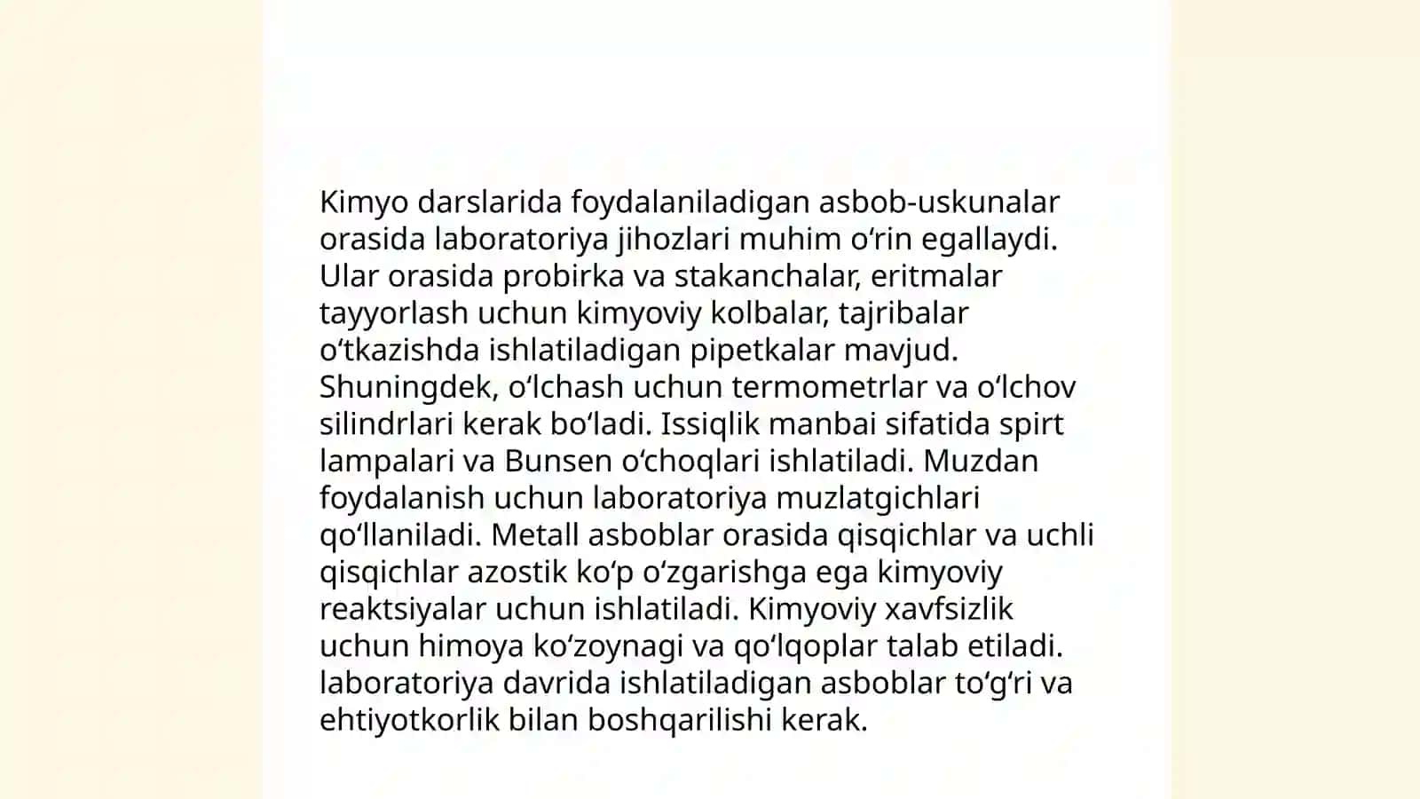 Maktab kimyo kabineti va uning vazifalari 4