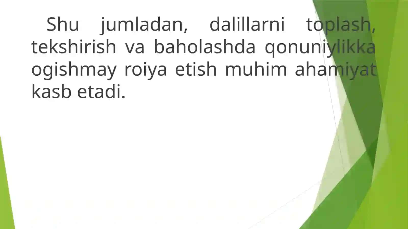 DALILLAR VA ISBOT QILINISHI LOZIM 4
