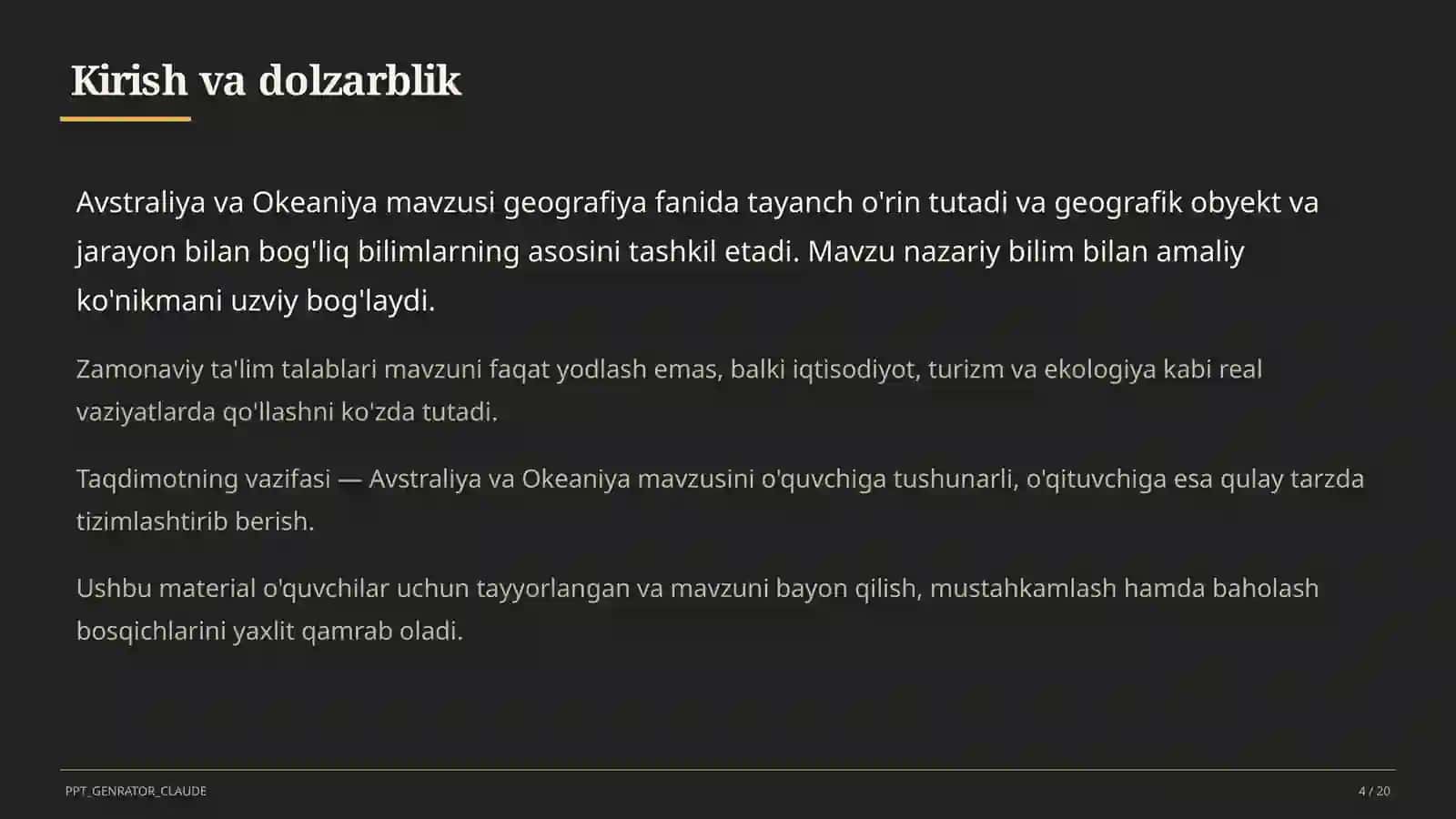 Avstraliya va Okeaniya (7-sinf) 4