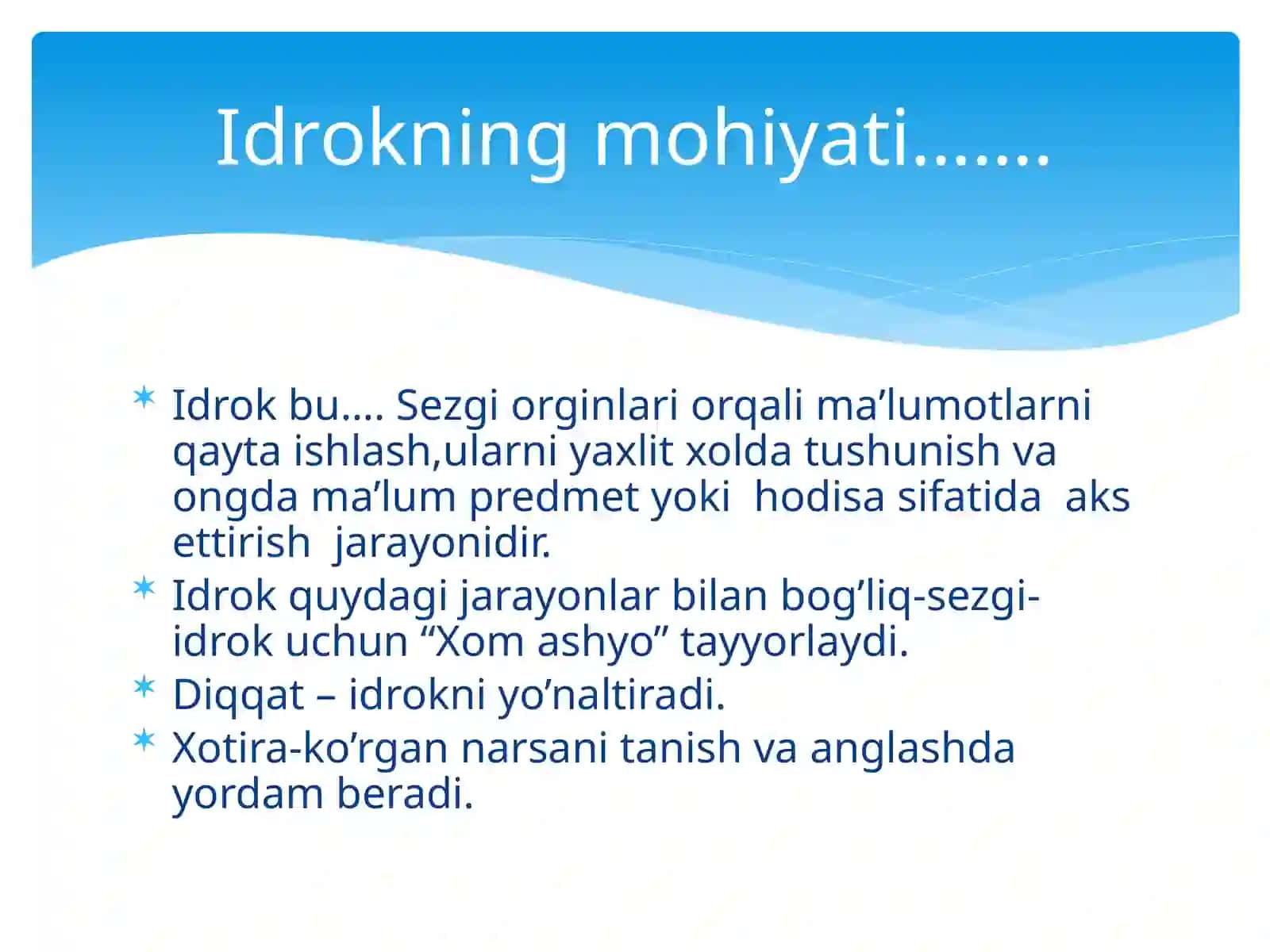 Kognitiv psixologiyada idrok va diqqatning tadqiqot muammolari 4