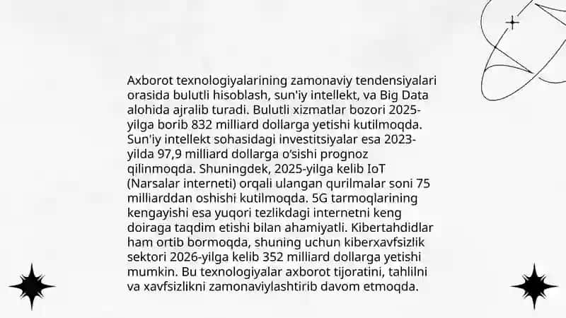 Avtomatlashtirilgan axborot tizimini tadbiq etishning samarali yo’llari 4