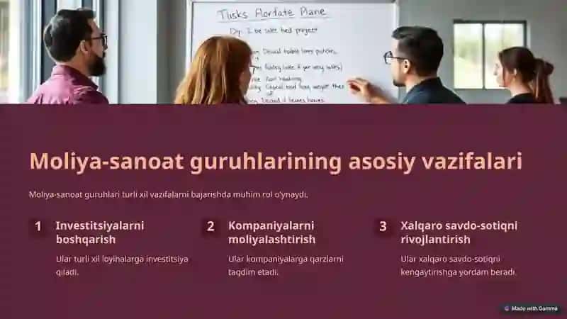 Moliya-sanoat guruhlari 4