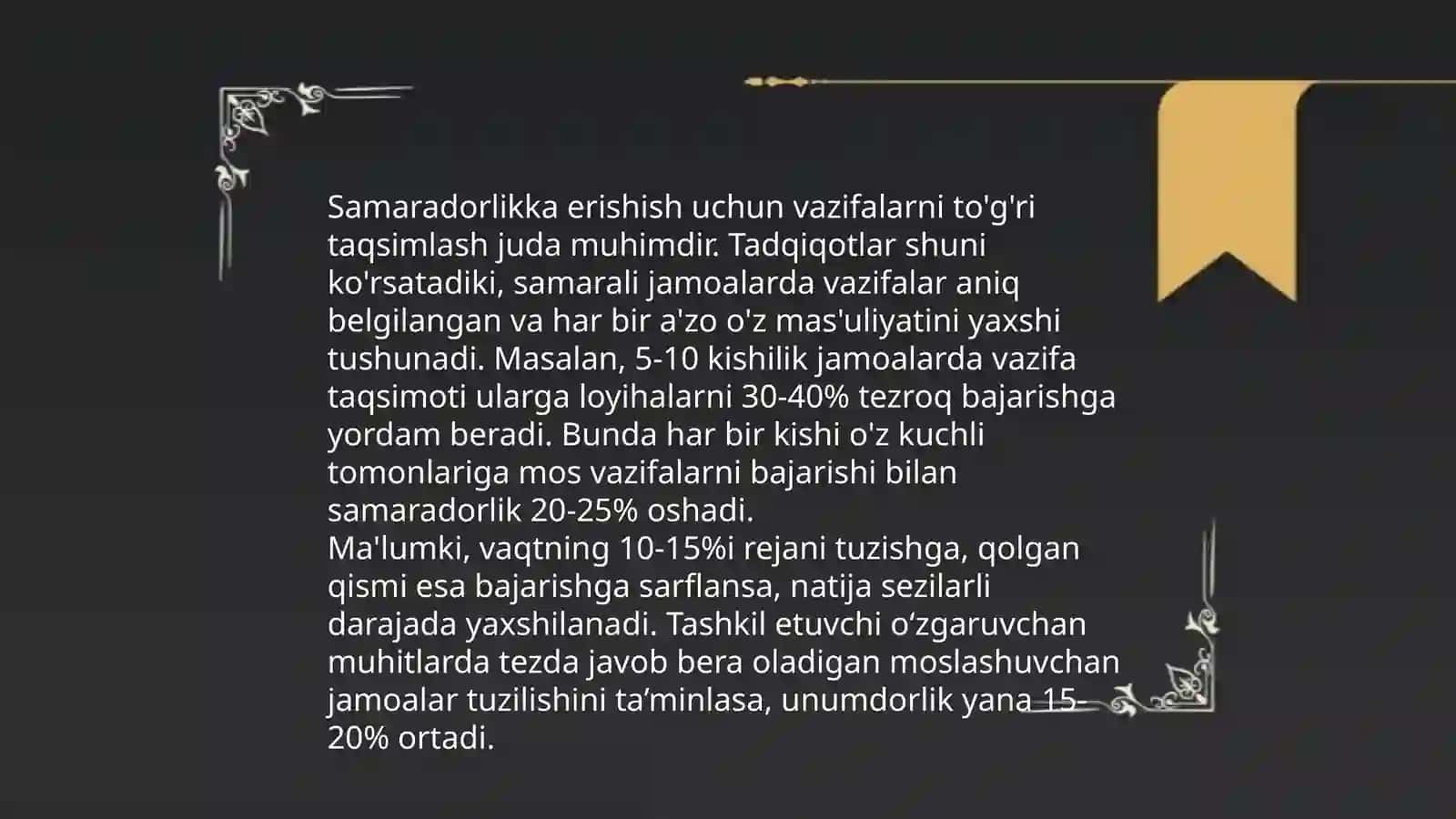 Ish yukining muvozanatli taqsimlanishi 4